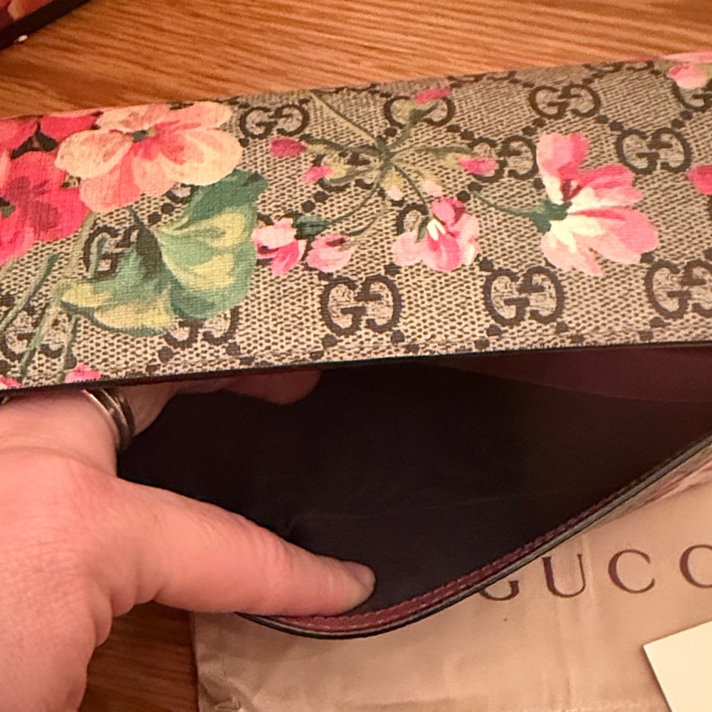 Gucci Women's Floral Wallet - Pink and Brown - Picture 10 of 10